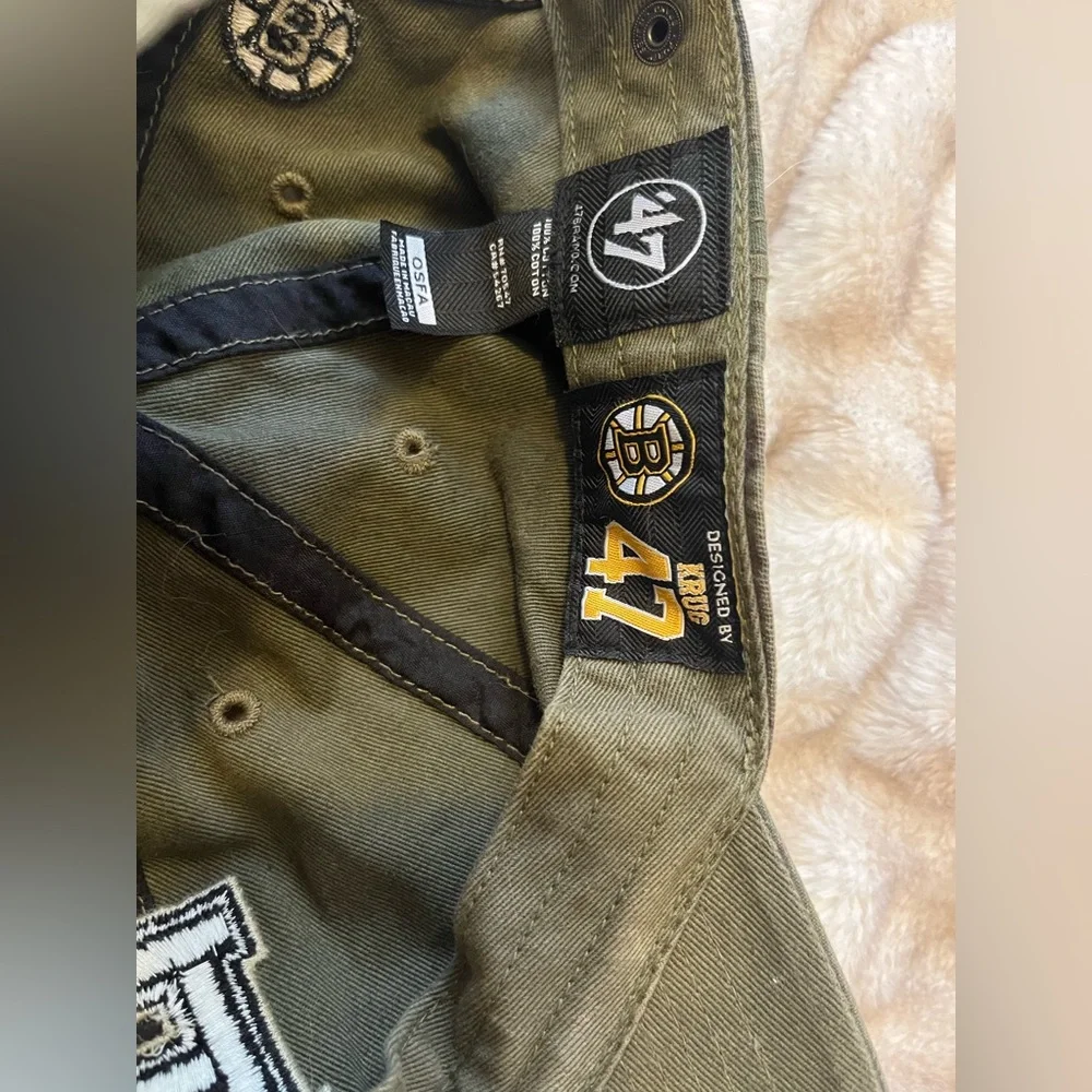 47 Brand Green Came Cap with Boston Logo - Picture 4 of 4